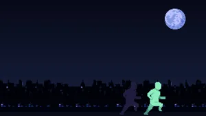 La città al neon di SIX SECOND SHADOW, il precision platformer di Tilewise