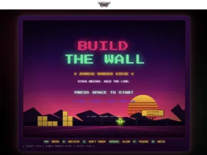 Build the Wall, il clone di Tetris pubblicato dalla Casa Bianca nel suo arcade online