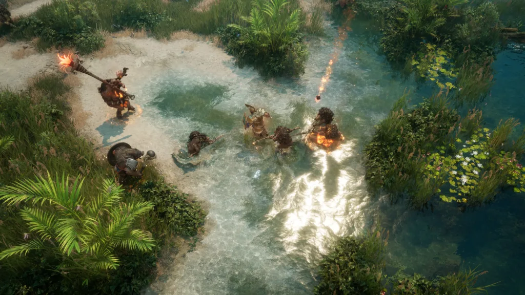 Una scena di gioco di Titan Quest II, il gioco di ruolo d'azione di Grimlore Games ambientato nella Grecia del mito
