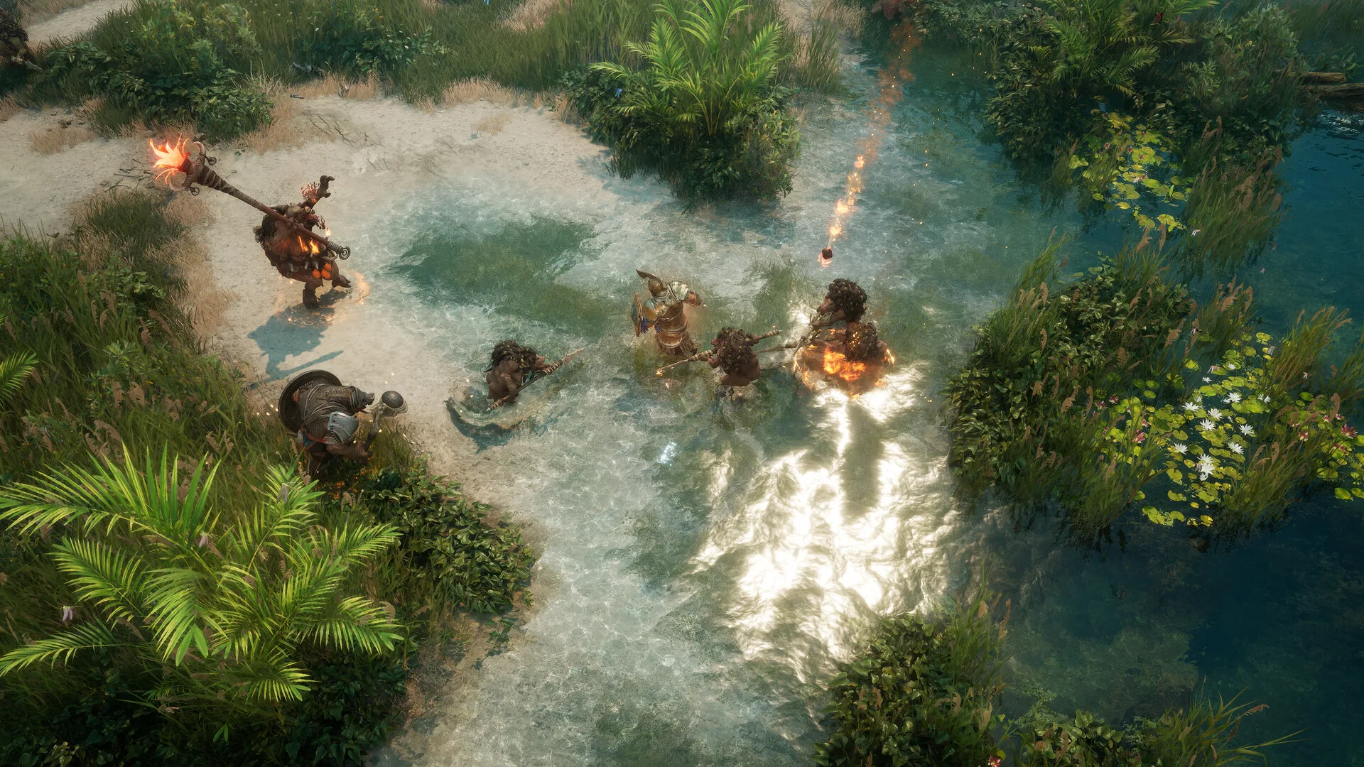 Una scena di gioco di Titan Quest II, il gioco di ruolo d'azione di Grimlore Games ambientato nella Grecia del mito