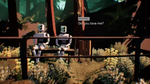 Una scena di Virtue and a Sledgehammer, l'avventura narrativa di Deconstructeam