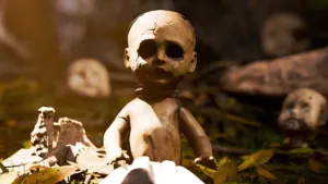 Una scena di Where Dolls Hang, l'horror investigativo ispirato all'Isola delle Bambole di Città del Messico