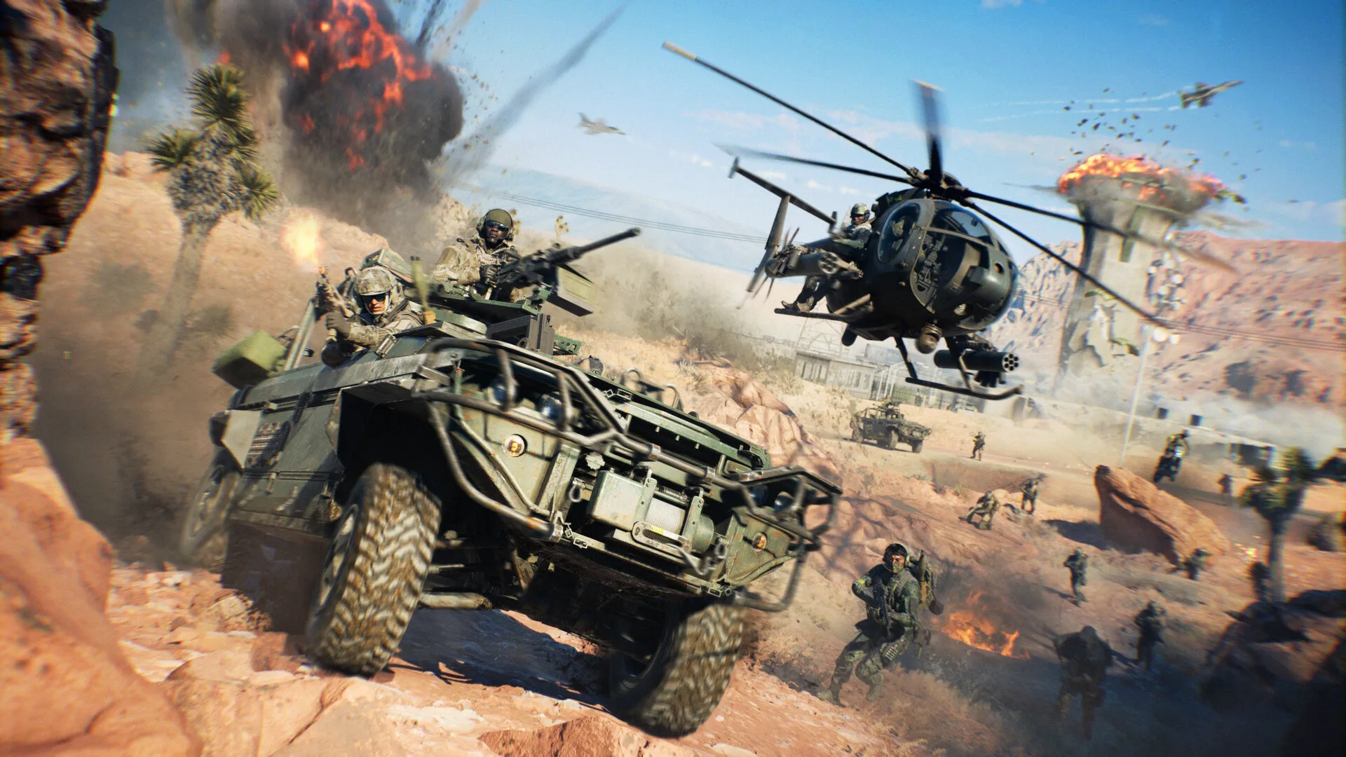 Uno scontro a fuoco in Battlefield 6, il gioco i cui oggetti estetici a pagamento sono accusati di essere generati