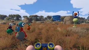 Una scena di Big Walk, l'avventura cooperativa di House House che non uscirà su Xbox