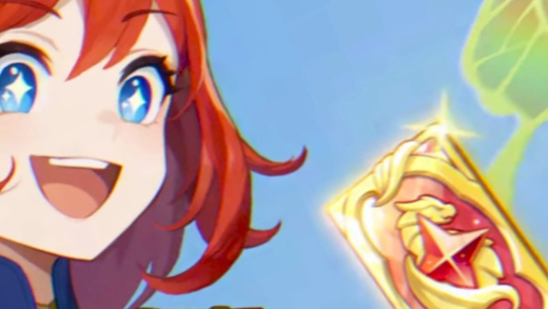 dragon-traveler-codes-pcgamesn Una ragazza sorridente accanto a una carta in Dragon Traveler.