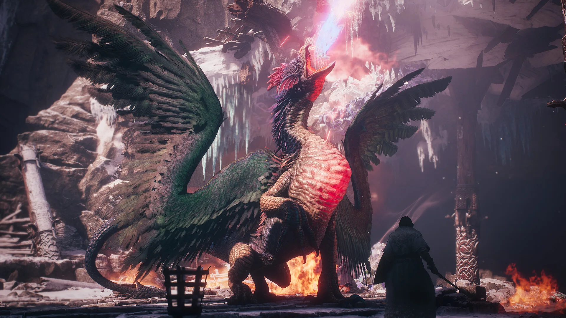 Uno scorcio della regione innevata di Norgan nell'espansione Dragon's Dogma 2: Dark Arisen