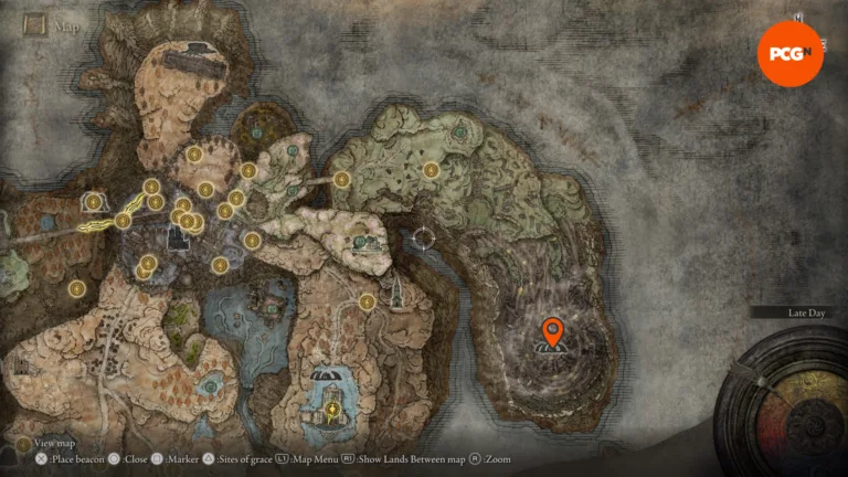 elden ring finger ruins 2 location a map showing finger ruins 2 location