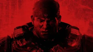 Marcus Fenix in copertura durante uno scontro in Gears of War: E-Day