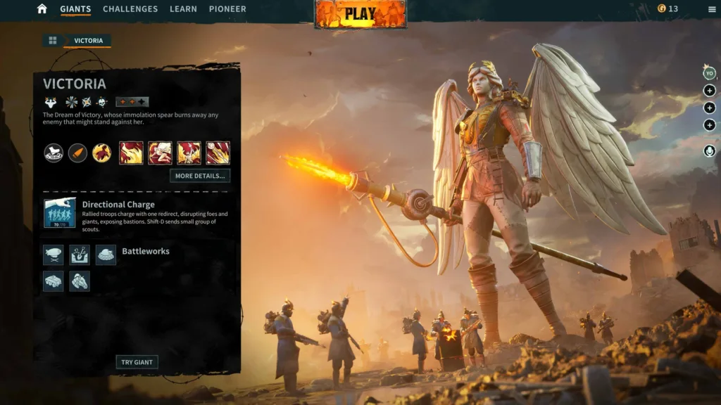 Un gigante sul campo di battaglia di March of Giants, il gioco in arena 4 contro 4 di Ubisoft