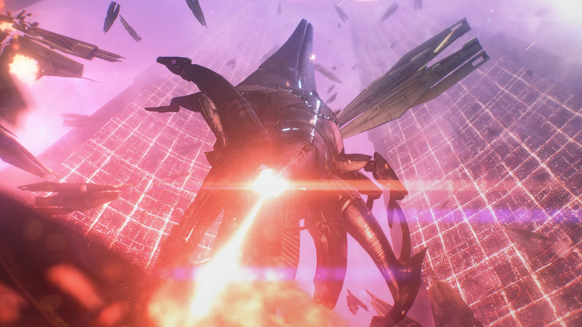 Una scena di Mass Effect Legendary Edition, la raccolta dei primi tre capitoli della serie di BioWare