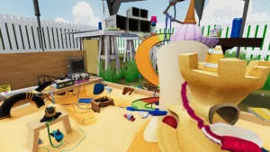 Il camioncino protagonista di Puppy Truck, uno dei giochi del Midnight Screening