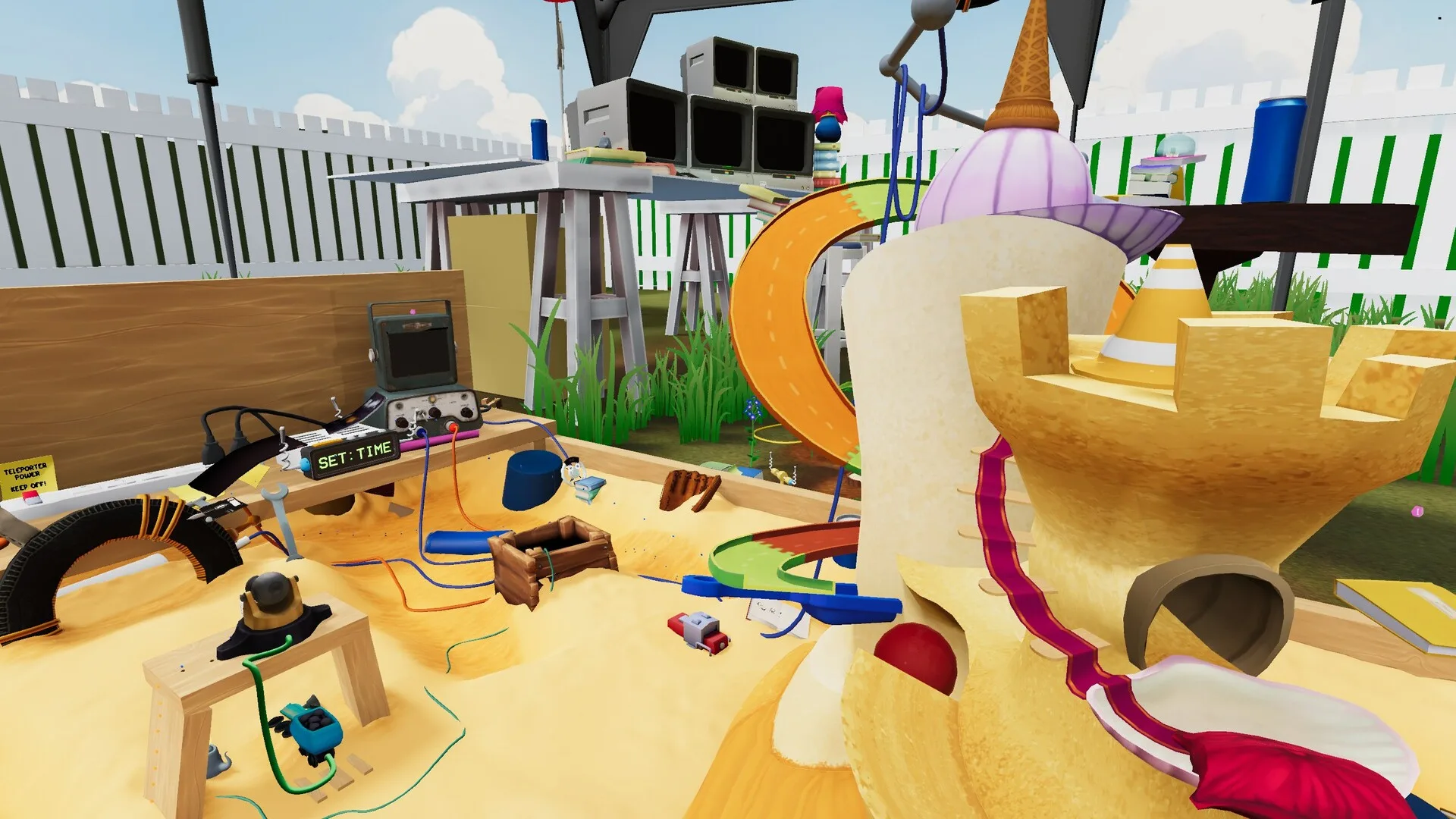 Il camioncino protagonista di Puppy Truck, uno dei giochi del Midnight Screening