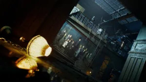Una scena di SAW: Genesis, l'horror multiplayer asimmetrico pubblicato da Broken Mirror Games
