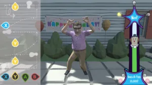 Una scena di Send In The Clown, il gioco di ruolo comico in cui un clown deve salvare una festa di compleanno