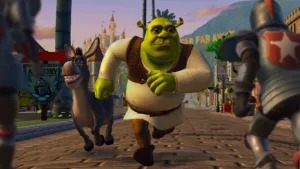 Shrek e Ciuchino in un'immagine promozionale di Shrek 2 Remastered