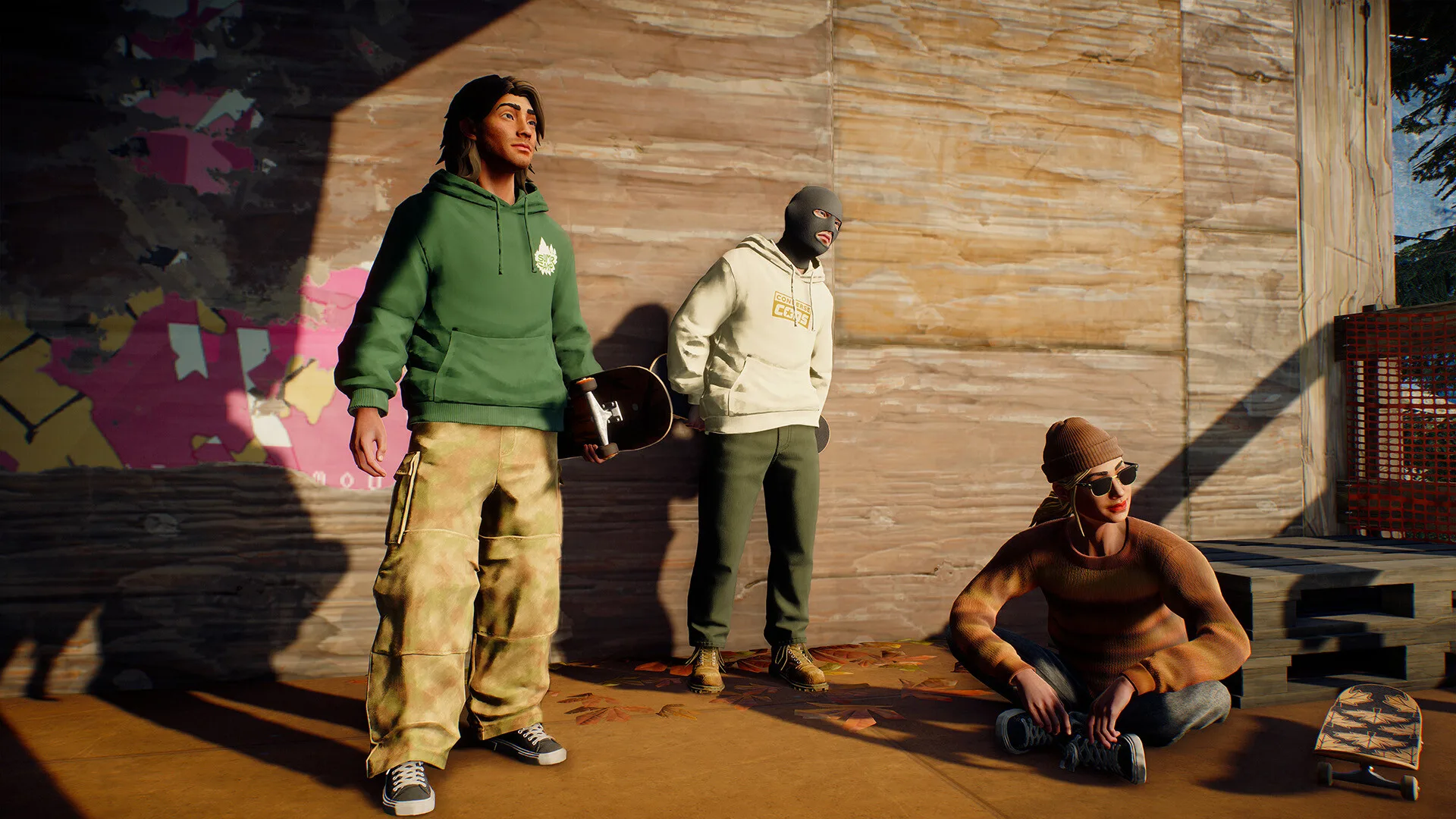 Una scena di skate., il gioco di Full Circle per Electronic Arts che la piattaforma di modifiche ReSkate fa girare offline