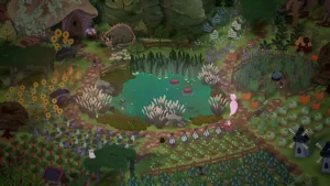 L'accademia di magia e i suoi giardini in Songs of Glimmerwick, il gioco di Eastshade Studios