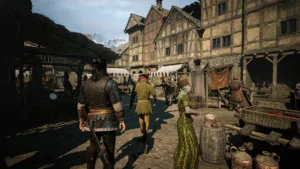Scena notturna di The Blood of Dawnwalker, che riceve l'aggiornamento 1.1 con oltre 1.100 correzioni