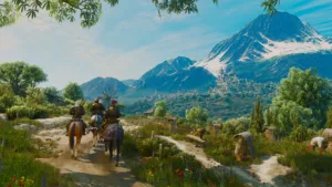 Una scena di gioco di The Witcher 3: Wild Hunt, che riceverà la prossima patch del Remastered