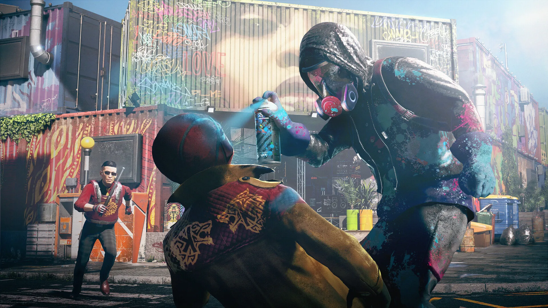 Una scena di Watch Dogs: Legion nella Londra del gioco di Ubisoft