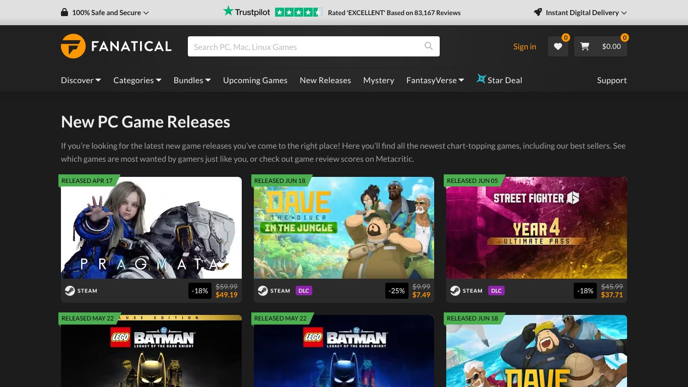 Fanatical Offers