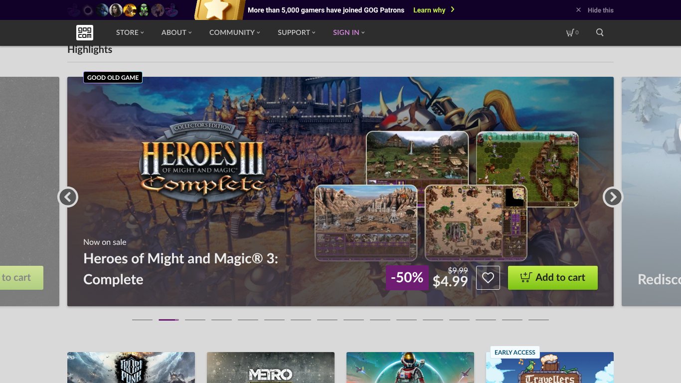 GOG.com Store