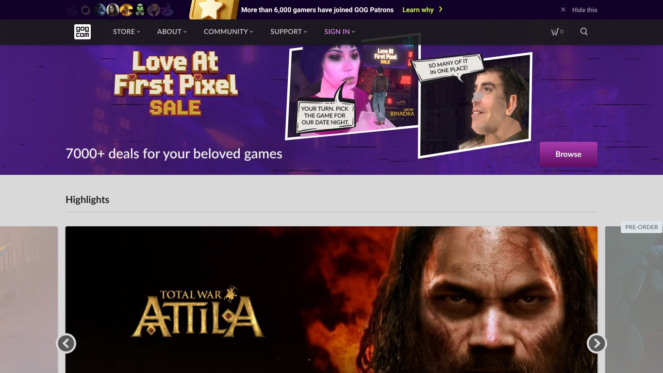 GOG.com Store