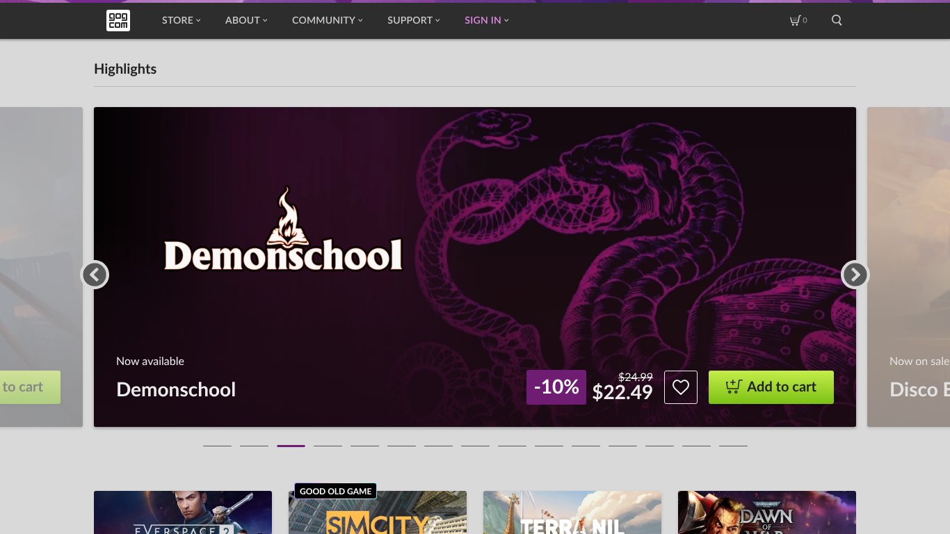 GOG.com Store