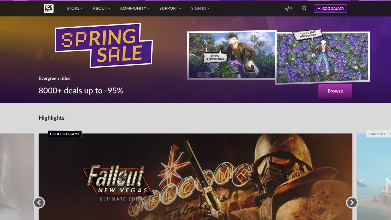 GOG.com Store