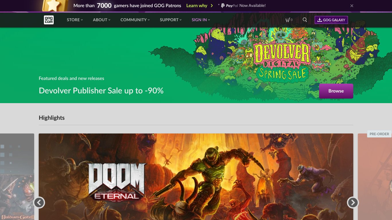 GOG.com Store