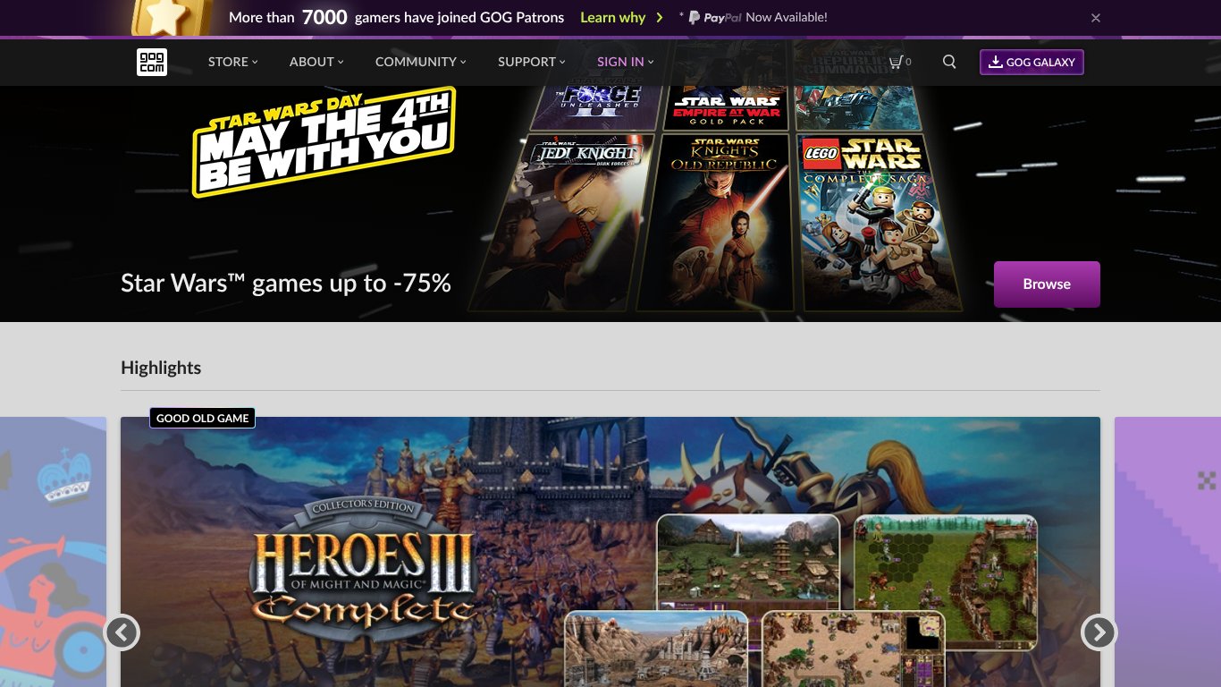 GOG.com Store