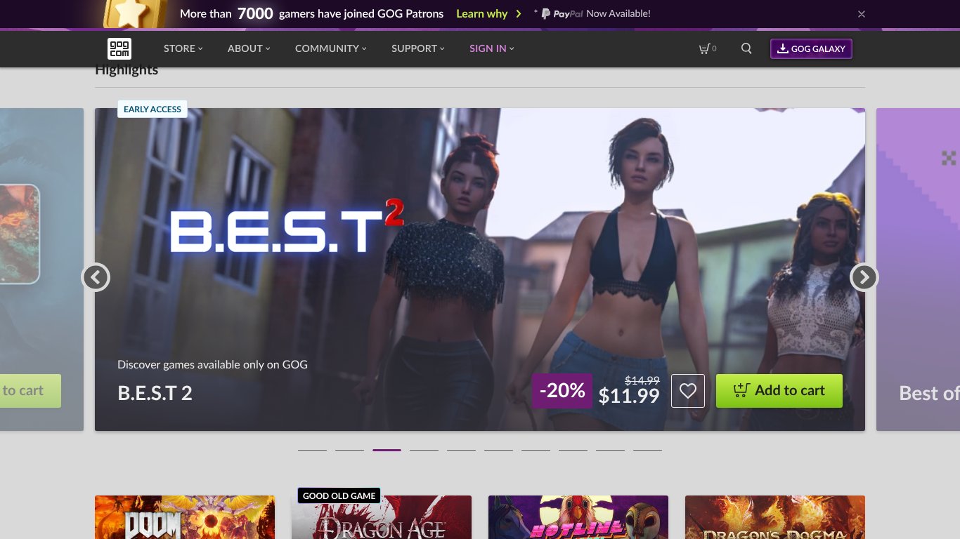 GOG.com Store