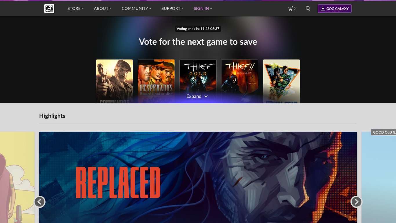 GOG.com Store