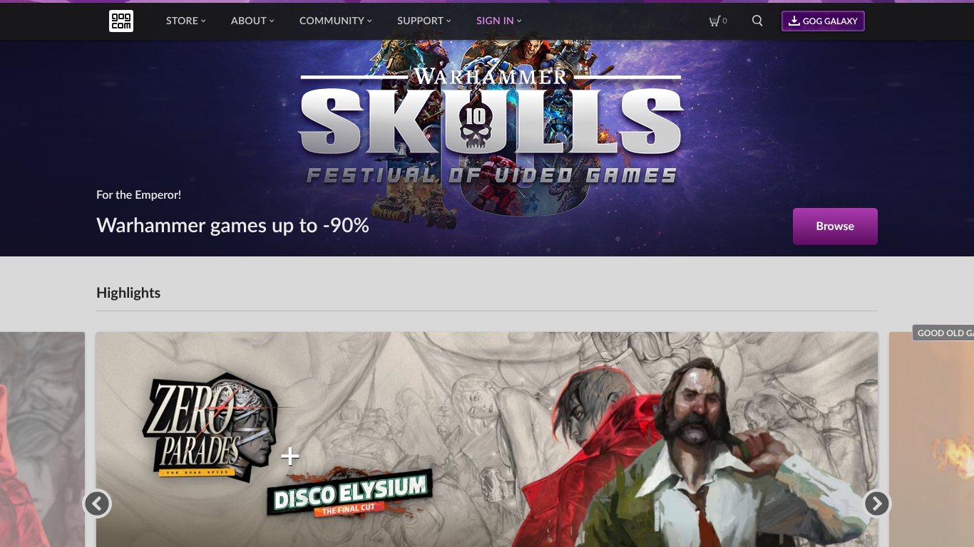 GOG.com Store