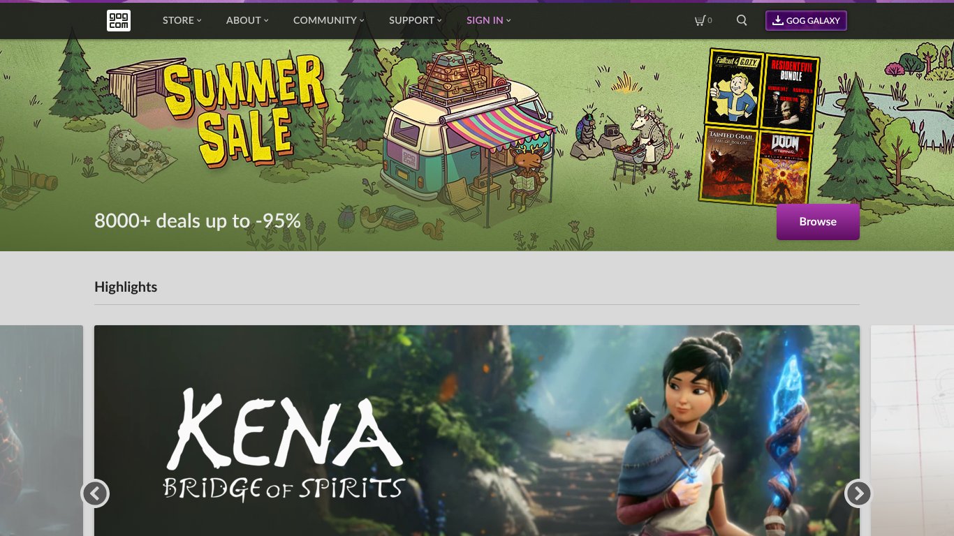 GOG.com Store