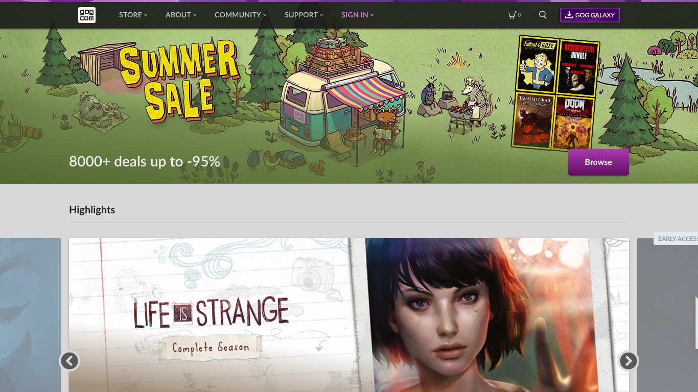 GOG.com Store