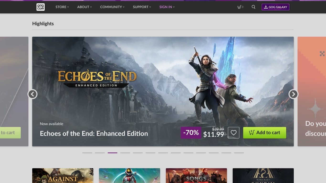 GOG.com Store
