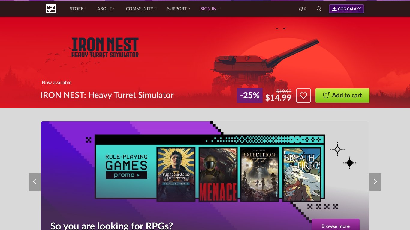 GOG.com Store