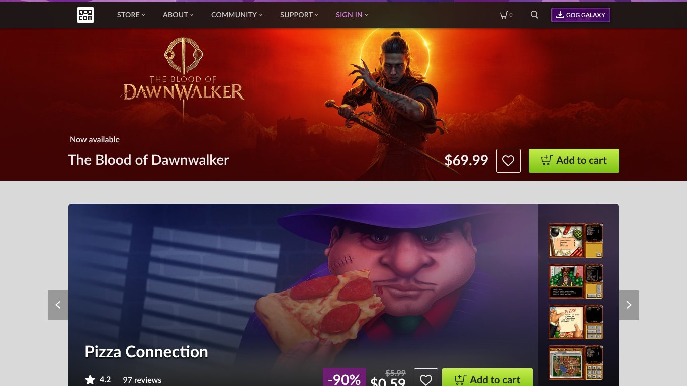 GOG.com Store