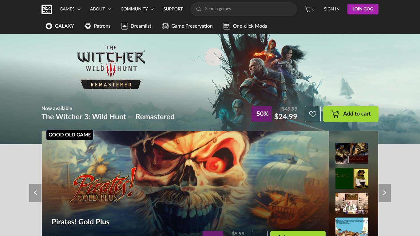 GOG.com Store