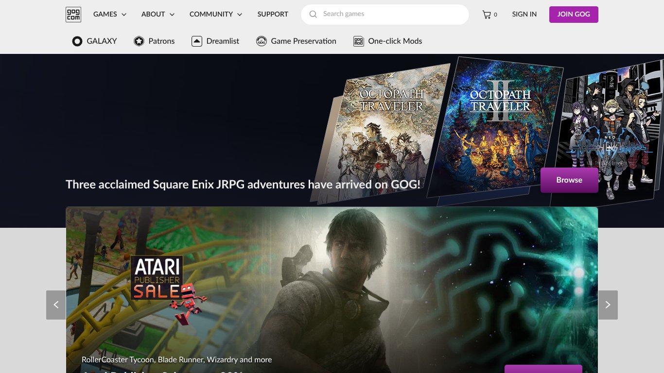 GOG.com Store