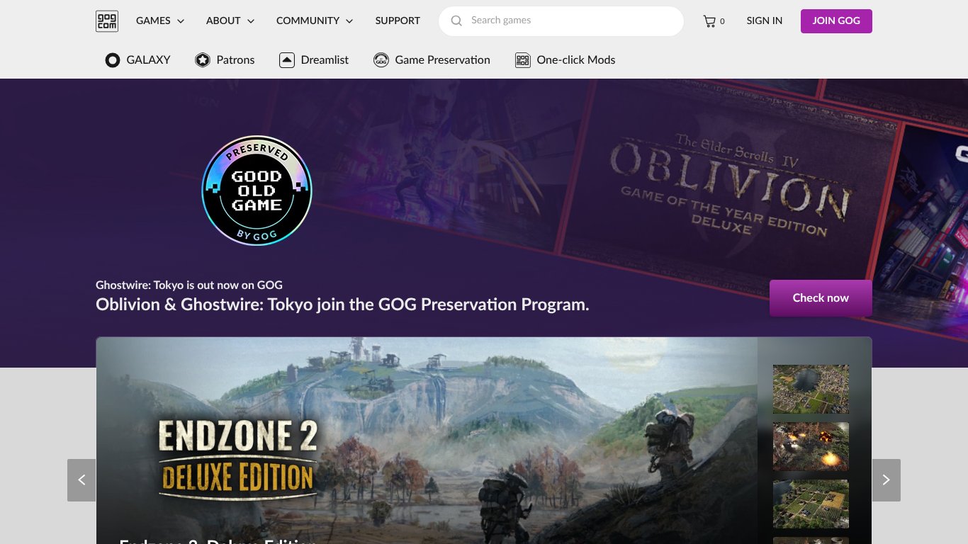 GOG.com Store