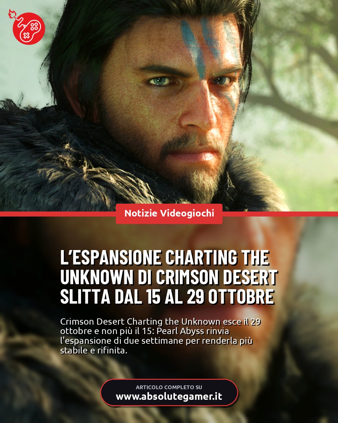 Crimson Desert Charting the Unknown slitta al 29 ottobre
